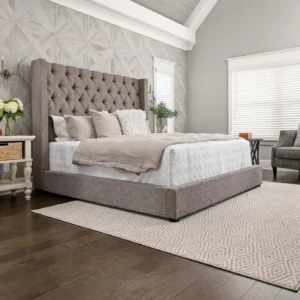 Bedroom Shaw Floors area rug | Xtreme Flooring Solutions